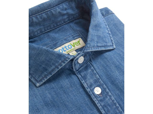 Skjorta comfort COTTOVER Denim GOTS XS