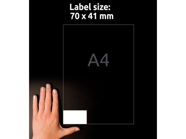Etikett AVERY 70x41mm 2100/fp