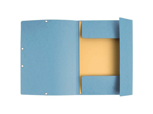 Gummibandsmapp EXACOMPTA 3-klaff A4 sort