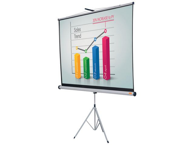 Projektionsduk NOBO stativ 200x151cm