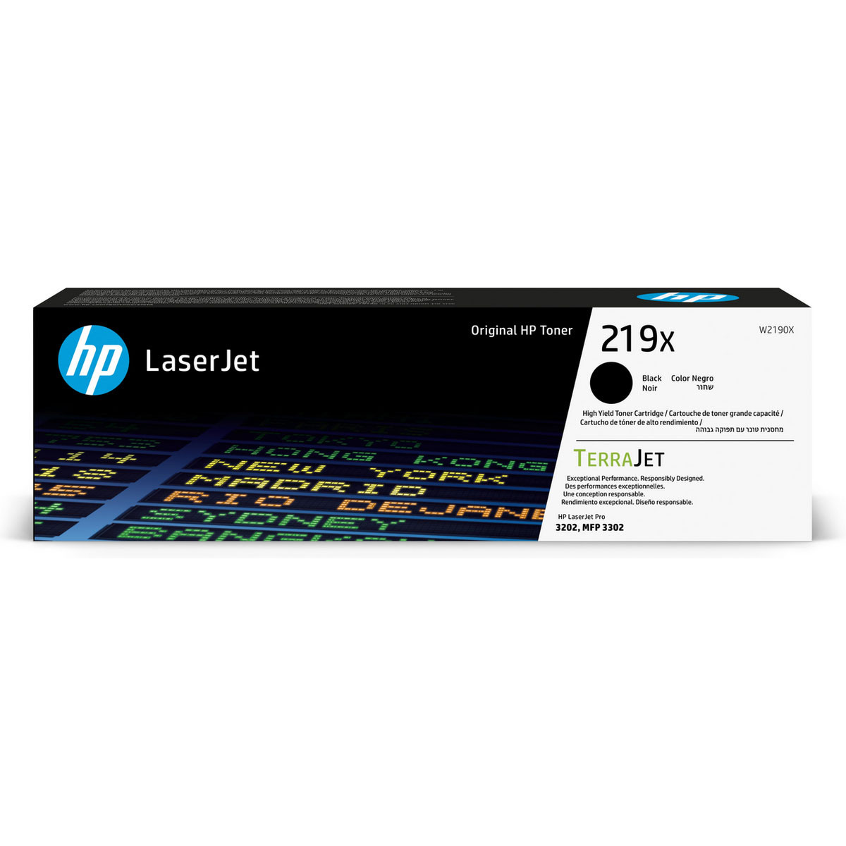 HP 219X BK (svart) toner 3200 sider