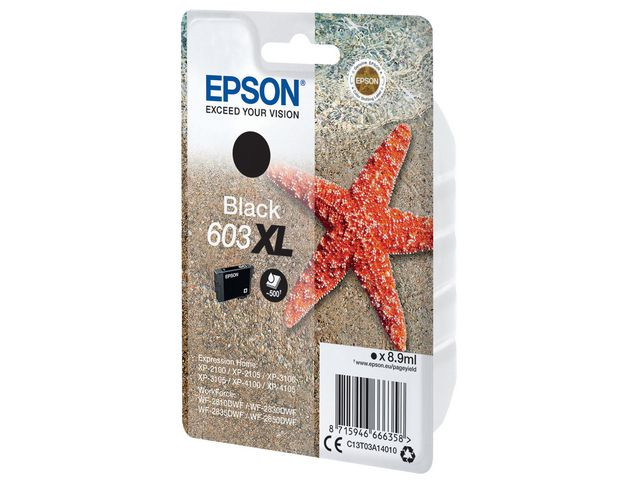 Epson 603XL BK (svart) blekkpatron 8,9 ml