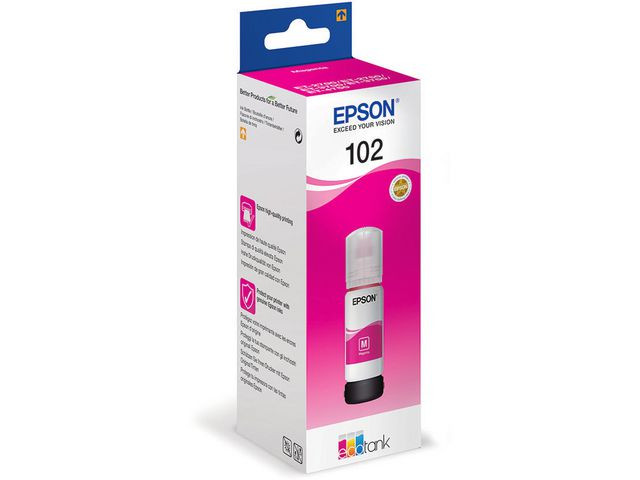 Epson 102 M (magenta) blekkflaske 6000 sider