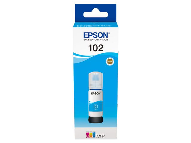 Epson 102 C (cyan) blekkflaske 6000 sider