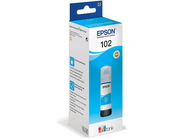Epson 102 C (cyan) blekkflaske 6000 sider