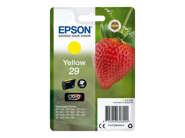 29 Yellow Claria Home Ink