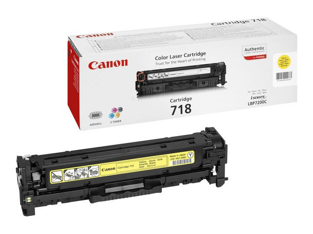 Canon 718 Y (gul) toner 2900 sider