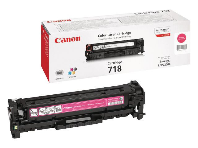 Canon 718 M (magenta) toner 2900 sider
