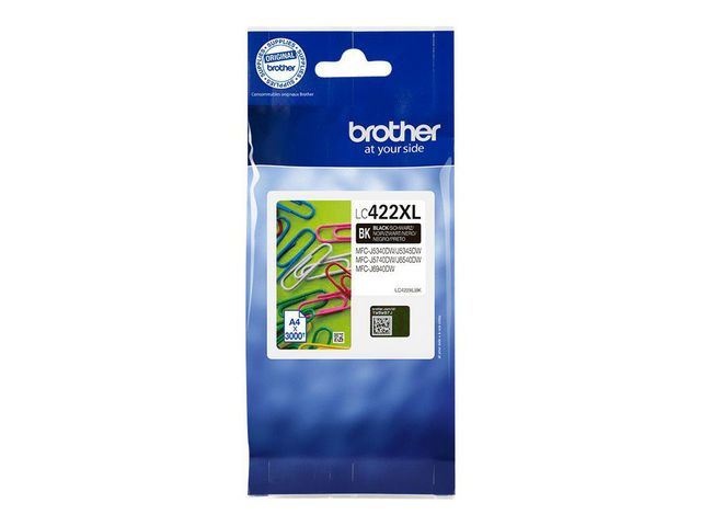Brother LC422XL BK (svart) blekkpatron 3000 sider