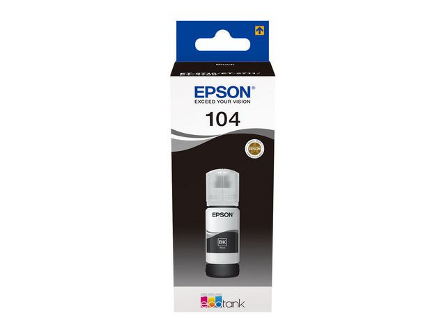 Epson 104 BK (svart) blekkflaske 70ml