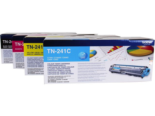 Brother TN241 M (magenta) toner 1400 sider