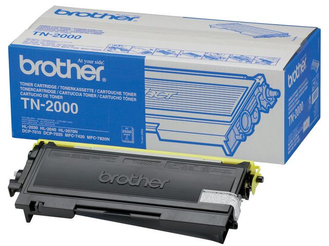 BildeBrother TN2000 BK (svart) toner 2500 sider