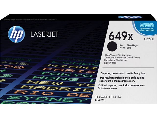 BildeToner HP CE260X 17K sort