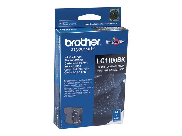 BildeBrother LC1100 BK (svart) blekkpatron 450 sider