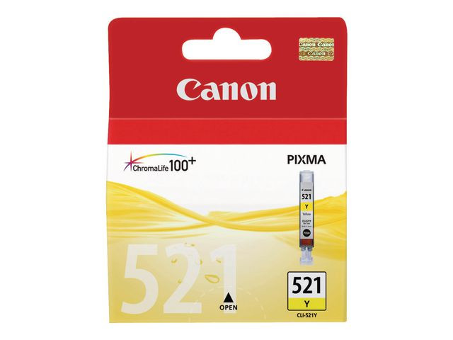 BildeCanon CLI-521 Y (gul) blekkpatron 9 ml
