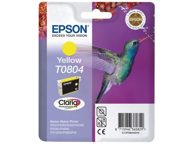 BildeEpson T0804 Y (gul) blekkpatron 7,4 ml