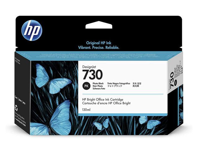 BildeHP 730 130 ml. Photo Black DesignJet Ink Cartridge