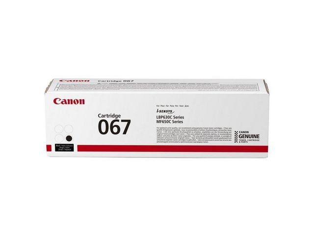 BildeCanon 067 BK (svart) toner 1350 sider