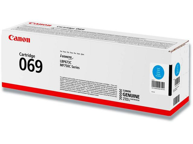 BildeCanon 069 C (cyan) toner 1900 sider