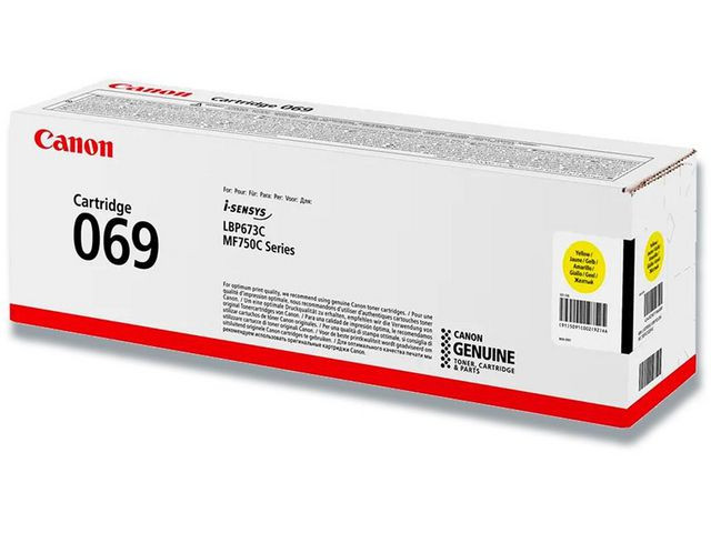 BildeCanon 069 Y (gul) toner 1900 sider