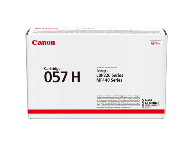 BildeCanon 057H BK (svart) toner 10000 sider