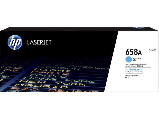 BildeColor LaserJet 658A Cyan LaserJet Toner Cartridge 6K