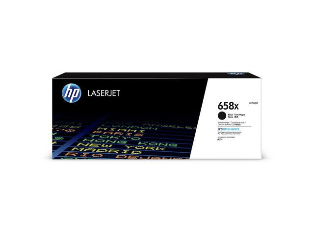 BildeColor LaserJet 658X Black LaserJet Toner Cartridge 33K