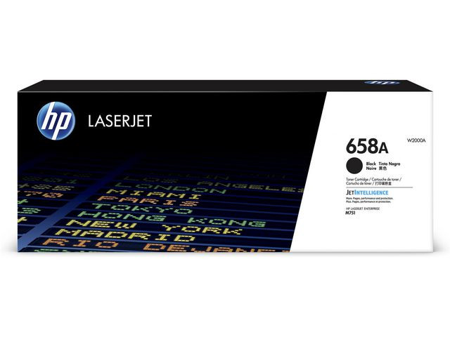BildeColor LaserJet 658A Black LaserJet Toner Cartridge 7K