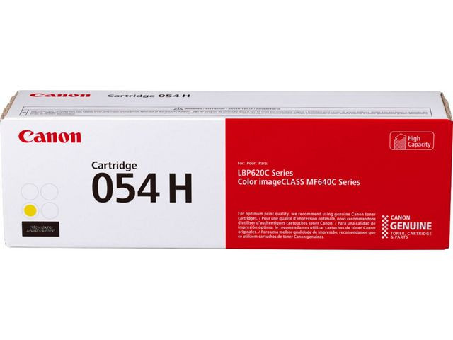 BildeCanon 054H Y (gul) toner 2300 sider