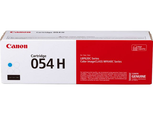 BildeCanon 054H C (cyan) toner 2300 sider