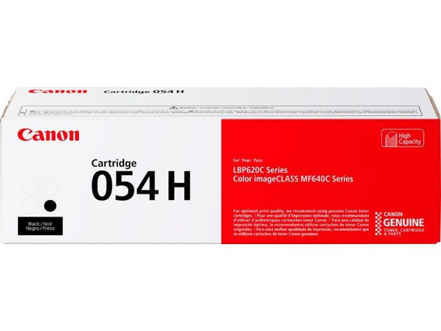 BildeCanon 054H BK (svart) toner 3100 sider