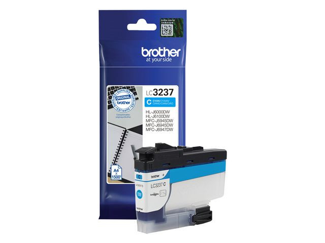 BildeBrother LC3237 C (cyan) blekkpatron 1500 sider