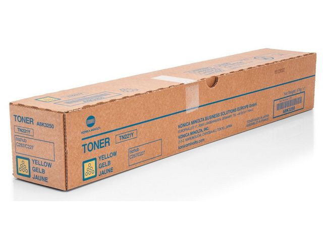 BildeBizhub C 227/287 toner yellow 21K
