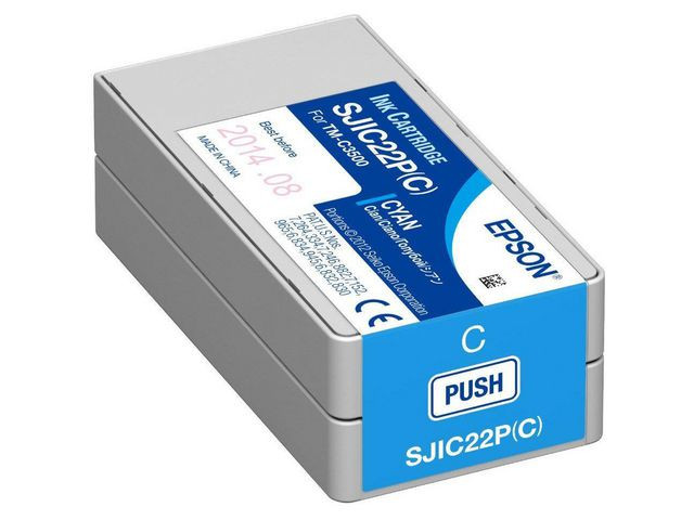 BildeInk cartridge for TM-C3500 Cyan (SJIC22P)