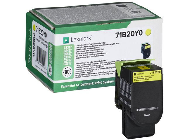 BildeLexmark CS317 / CX317 Y (gul) toner 2300 sider