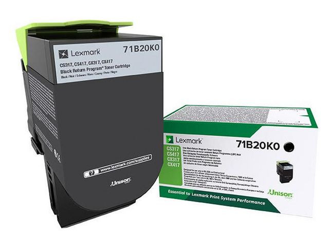 BildeLexmark CS317 / CX317 BK (svart) toner 3000 sider
