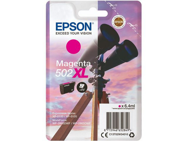 BildeT502 Singlepack Magenta 502XL Ink