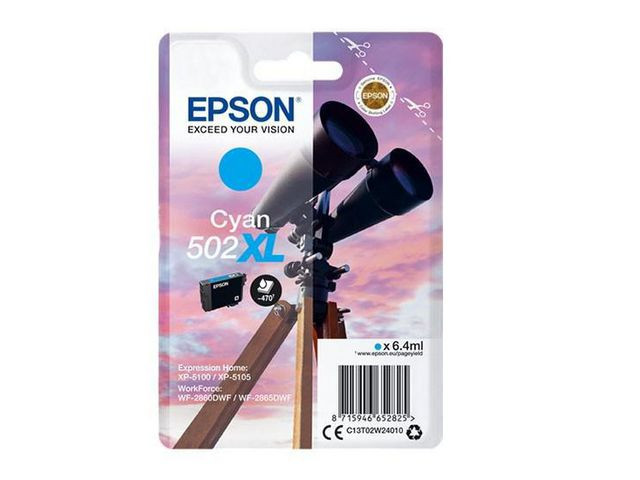 BildeT502 Singlepack Cyan 502XL Ink