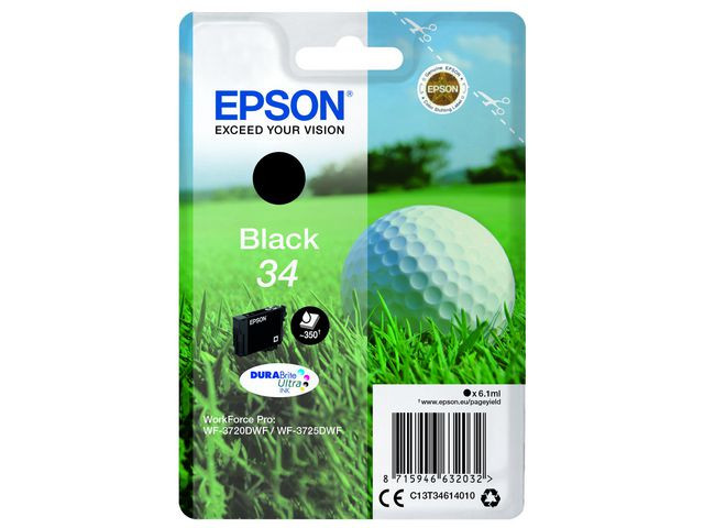 BildeEPSON 34 Ink Black 6,1ml