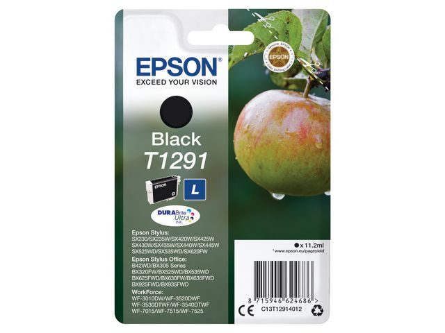 BildeEpson T1291 BK (svart) blekkpatron 11,2 ml