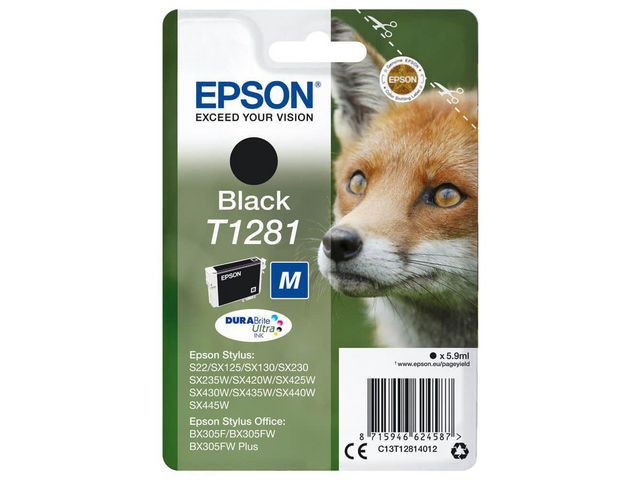 BildeEpson T1281 BK (svart) blekkpatron 5,9 ml