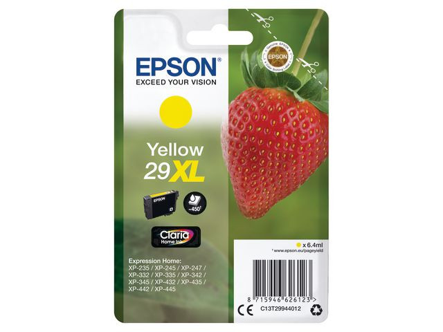 BildeEpson 29XL Y (gul) blekkpatron 6,4 ml