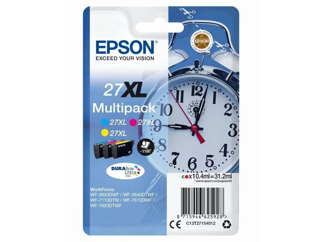 BildeT2715 3-Color Multipack Ink Cartridge XL