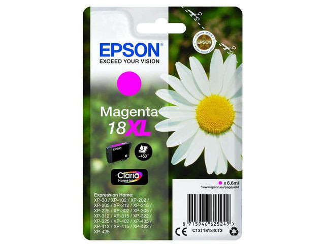 BildeEpson 18XL M (magenta) blekkpatron 6,6 ml