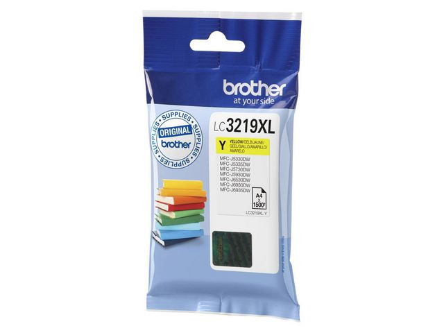 BildeBrother LC3219XL Y (gul) blekkpatron 1500 sider