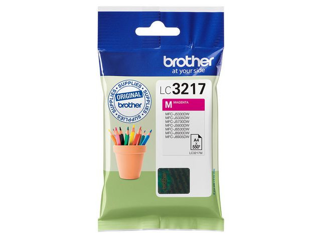 BildeBrother LC3217 M (magenta) blekkpatron 550 sider