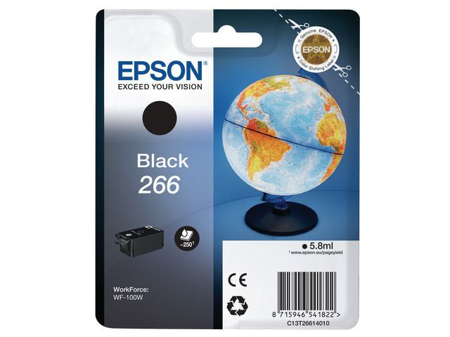 BildeEpson 266 BK (svart) blekkpatron 5,8 ml