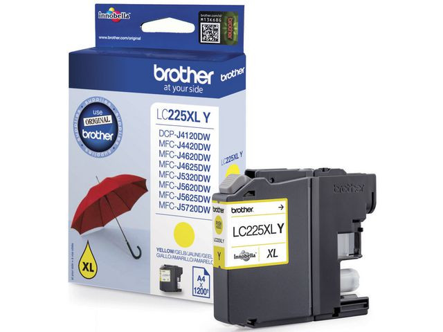 BildeBrother LC225XL Y (gul) blekkpatron 15,6 ml
