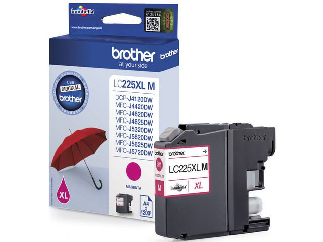 BildeBrother LC225XL M (magenta) blekkpatron 15,6 ml