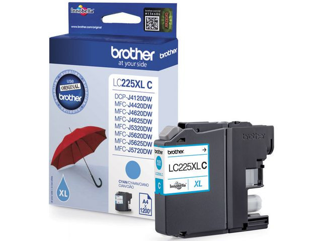 BildeBrother LC225XL C (cyan) blekkpatron 15,6 ml